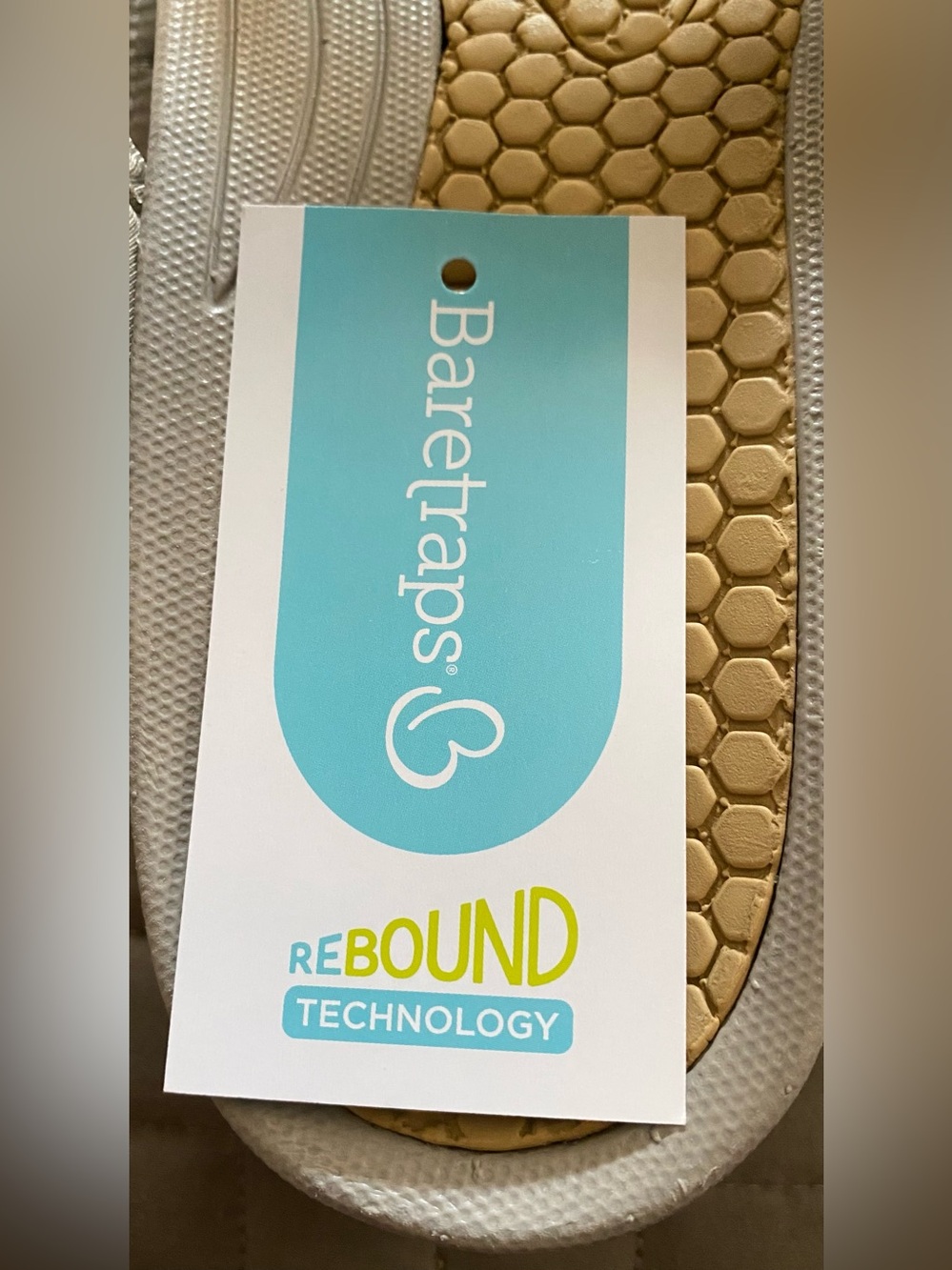 Baretraps Rebound Technology thong wedge sandals…Size 9M - Picture 10 of 12